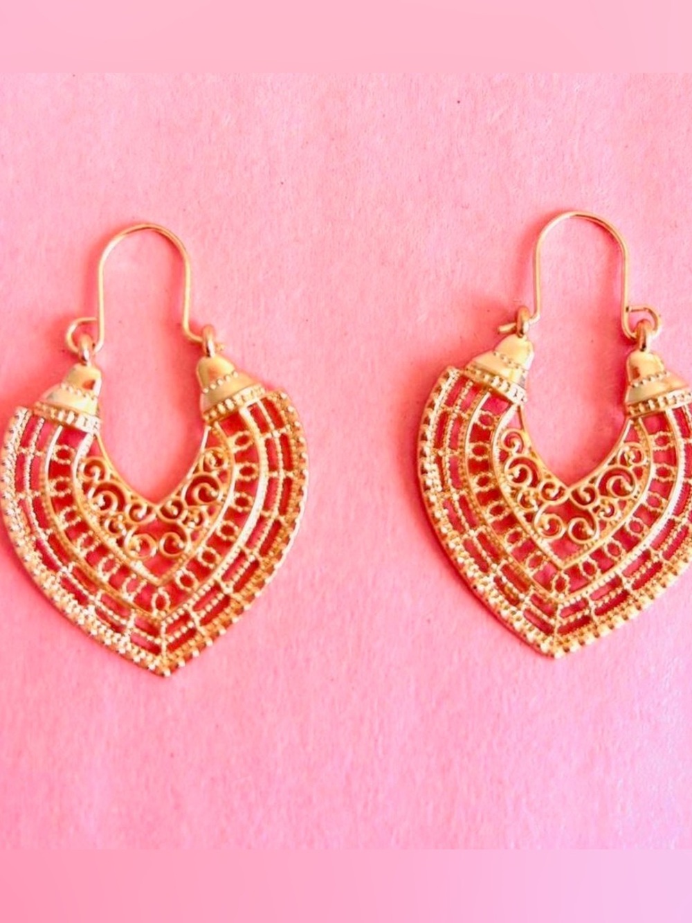 Golden Celtic Earrings